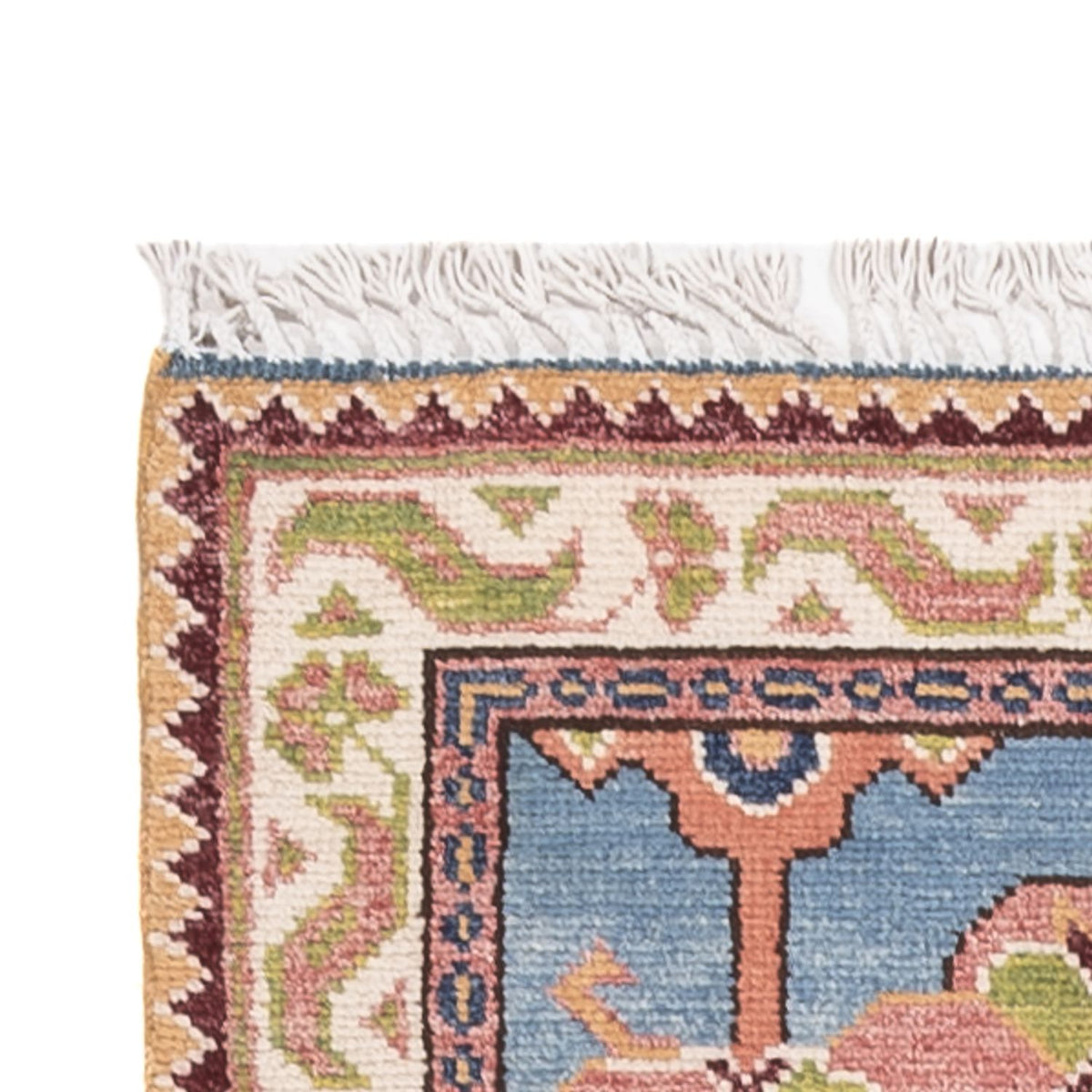 Alfombra de pasillo Alfombra Ziegler - Kazak - 296 x 79 cm - azul