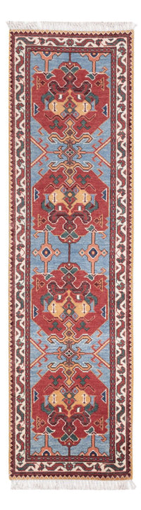 Alfombra de pasillo Alfombra Ziegler - Kazak - 287 x 77 cm - azul