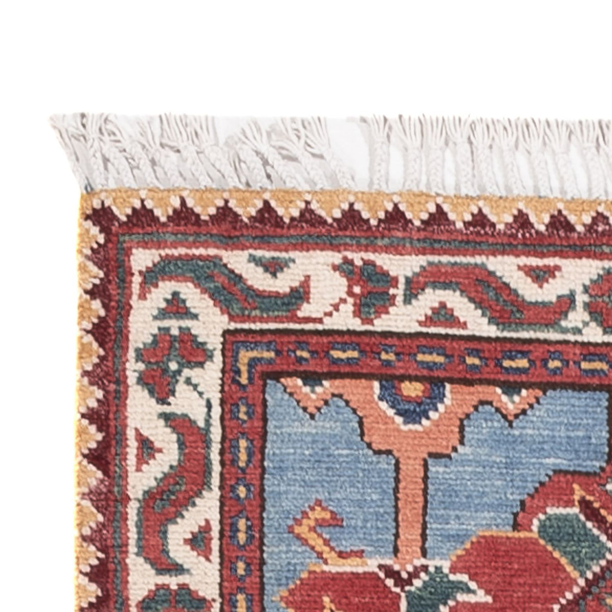 Alfombra de pasillo Alfombra Ziegler - Kazak - 287 x 77 cm - azul