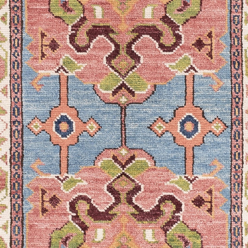 Alfombra de pasillo Alfombra Ziegler - Kazak - 296 x 78 cm - azul