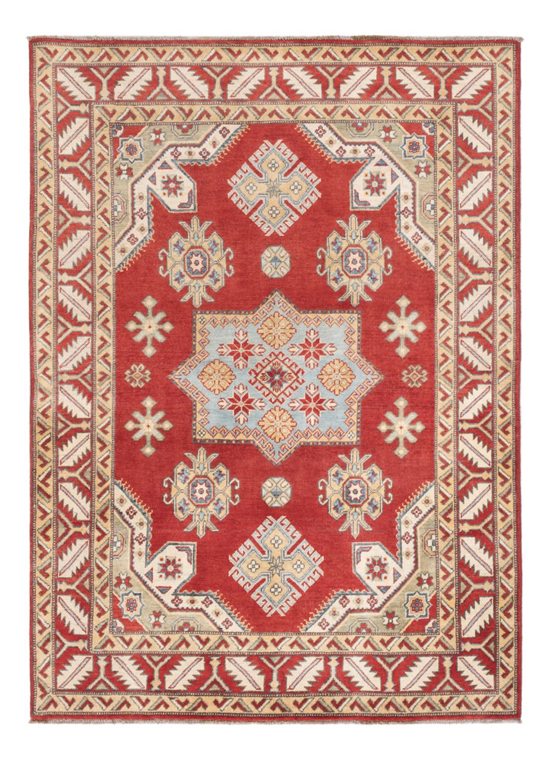 Alfombra Ziegler - Kazak - 209 x 152 cm - rojo