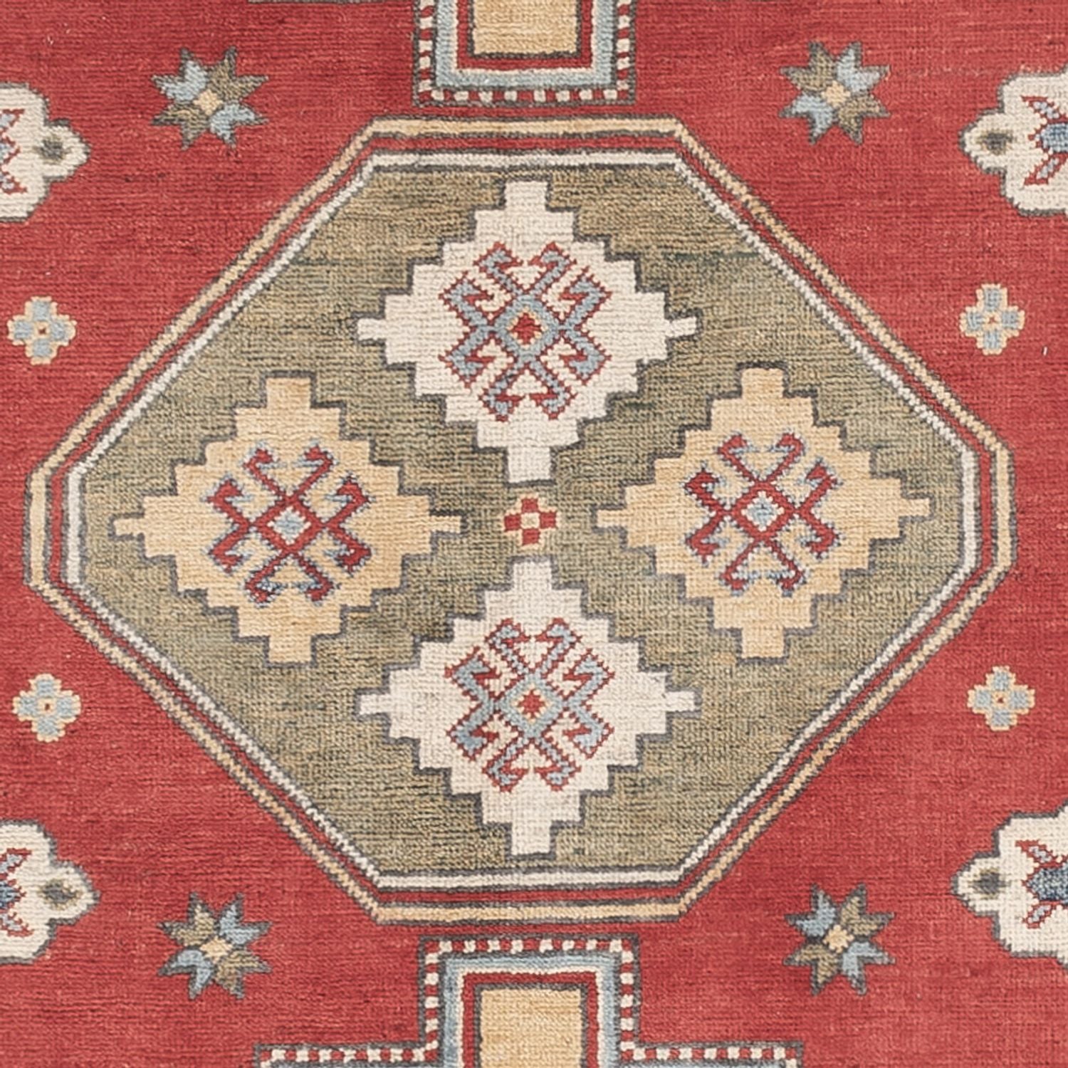 Alfombra Ziegler - Kazak - 208 x 147 cm - rojo