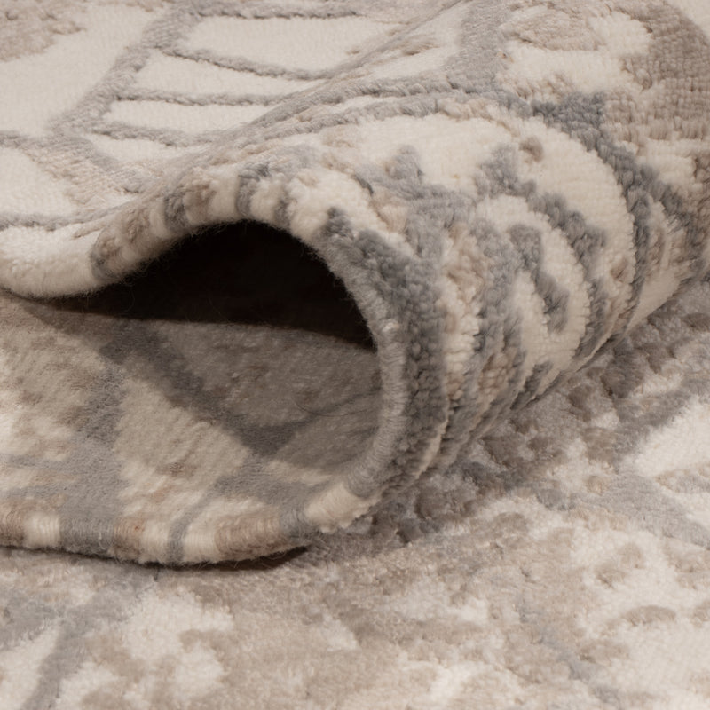 Alfombra de diseño - 245 x 175 cm - gris claro