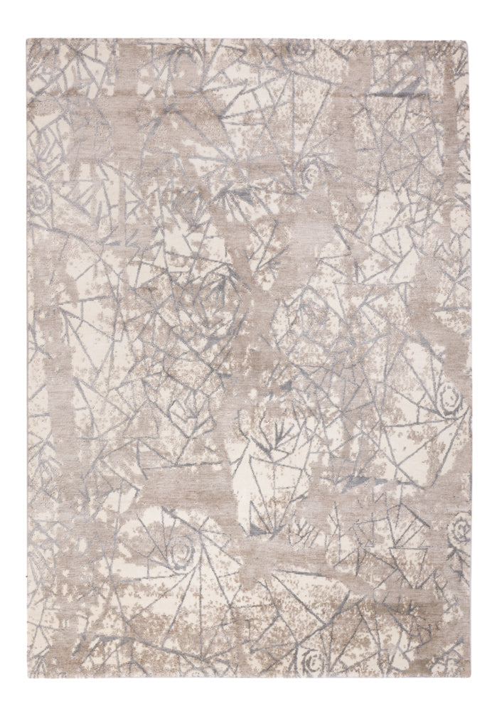 Alfombra de diseño - 242 x 174 cm - gris claro