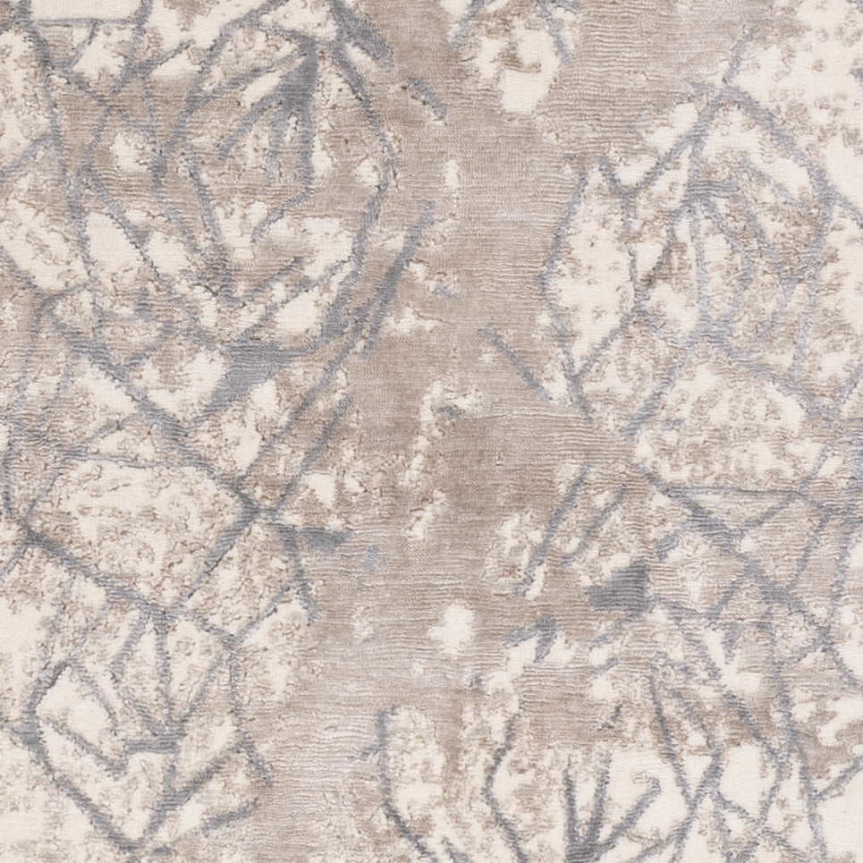 Alfombra de diseño - 242 x 174 cm - gris claro