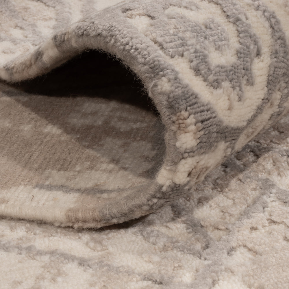 Alfombra de diseño - 242 x 174 cm - gris claro