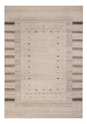 Alfombra Gabbeh - Loribaft Indus - 246 x 176 cm - beige claro