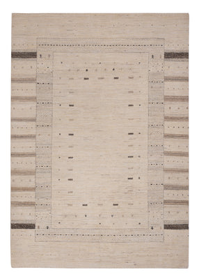 Alfombra Gabbeh - Loribaft Indus - 245 x 174 cm - beige claro