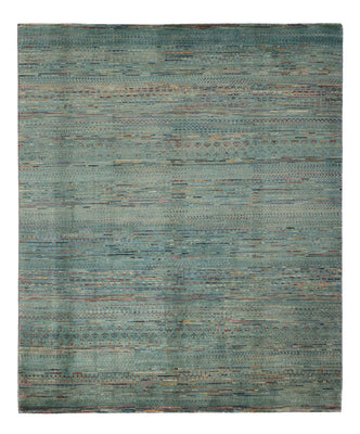 Alfombra de diseño - 240 x 201 cm - azul petróleo