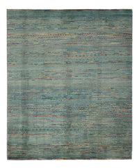 Alfombra de diseño - 240 x 201 cm - azul petróleo