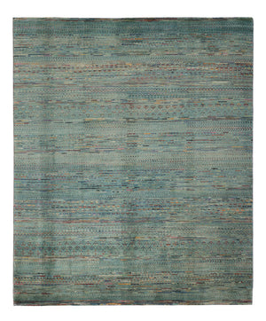 Alfombra de diseño - 240 x 201 cm - azul petróleo