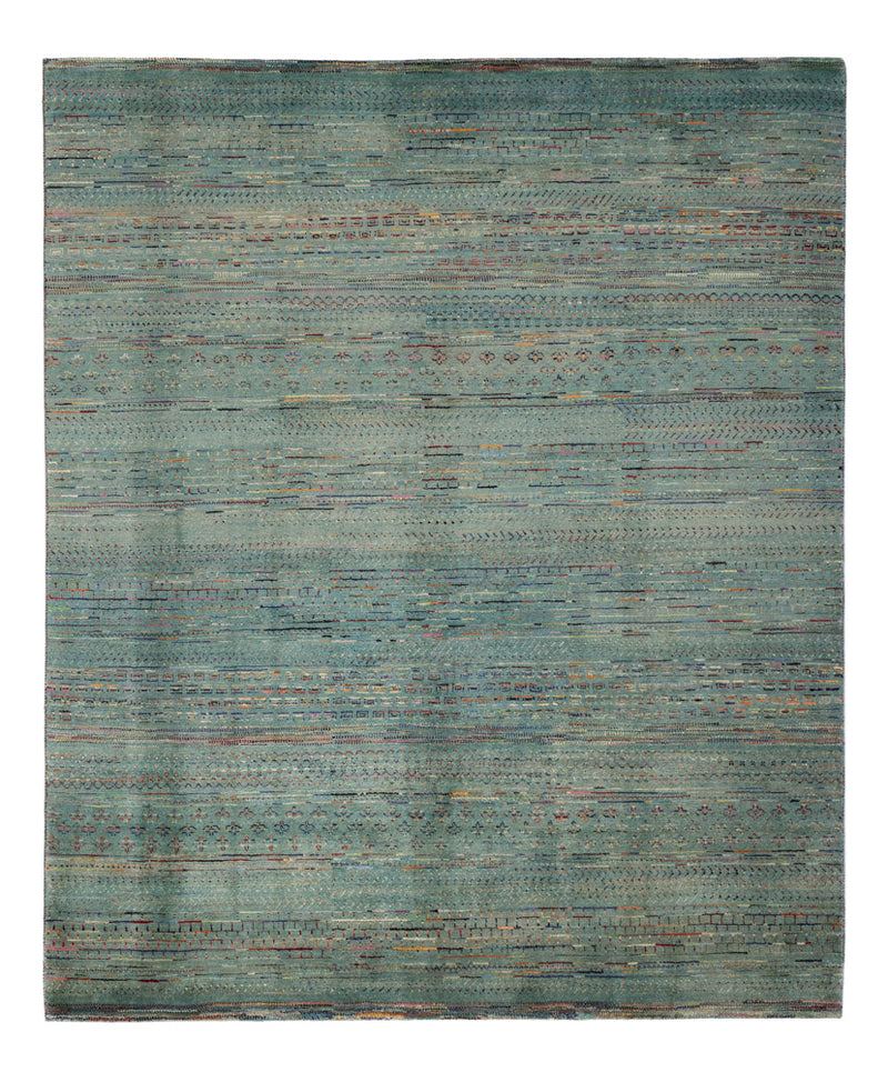 Alfombra de diseño - 240 x 201 cm - azul petróleo
