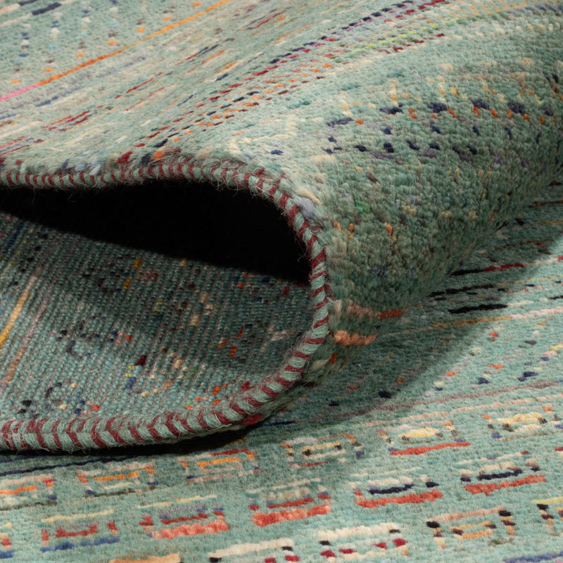 Alfombra de diseño - 240 x 201 cm - azul petróleo