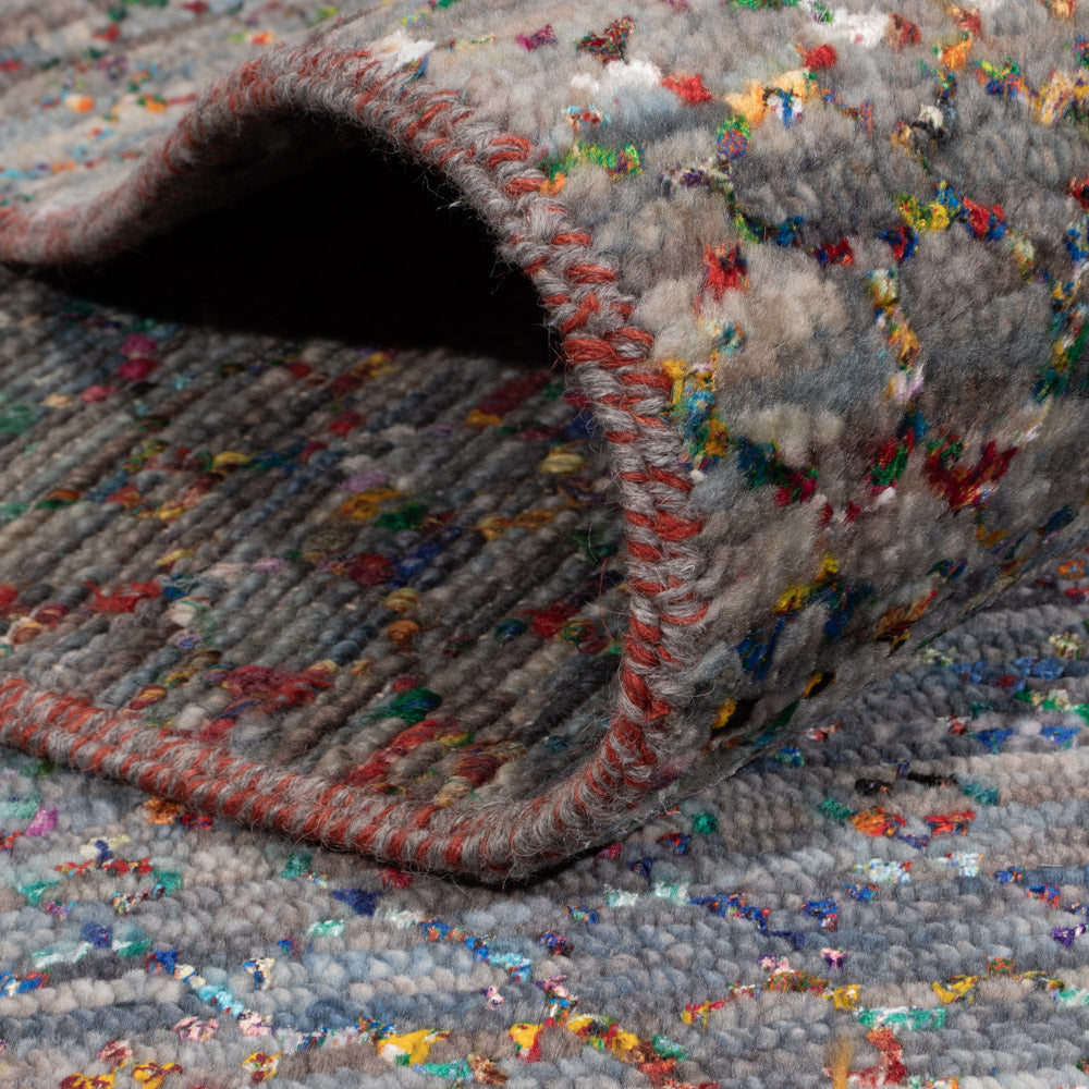 Alfombra de diseño - 223 x 170 cm - multicolor