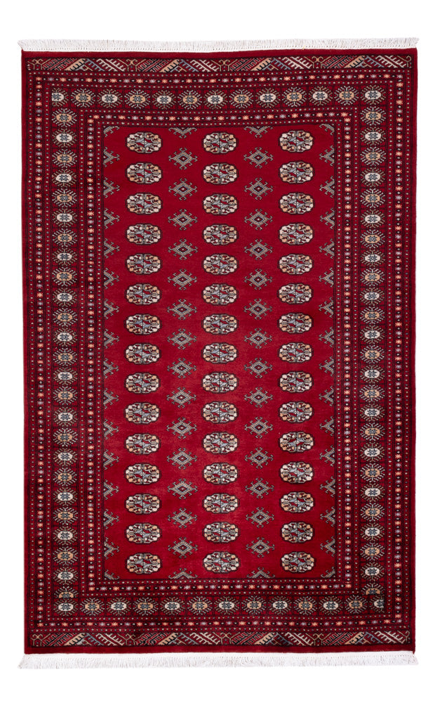 Alfombra Pakistani - 241 x 154 cm - rojo