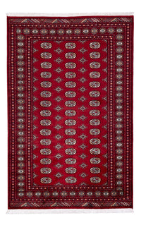 Alfombra Pakistani - 241 x 154 cm - rojo