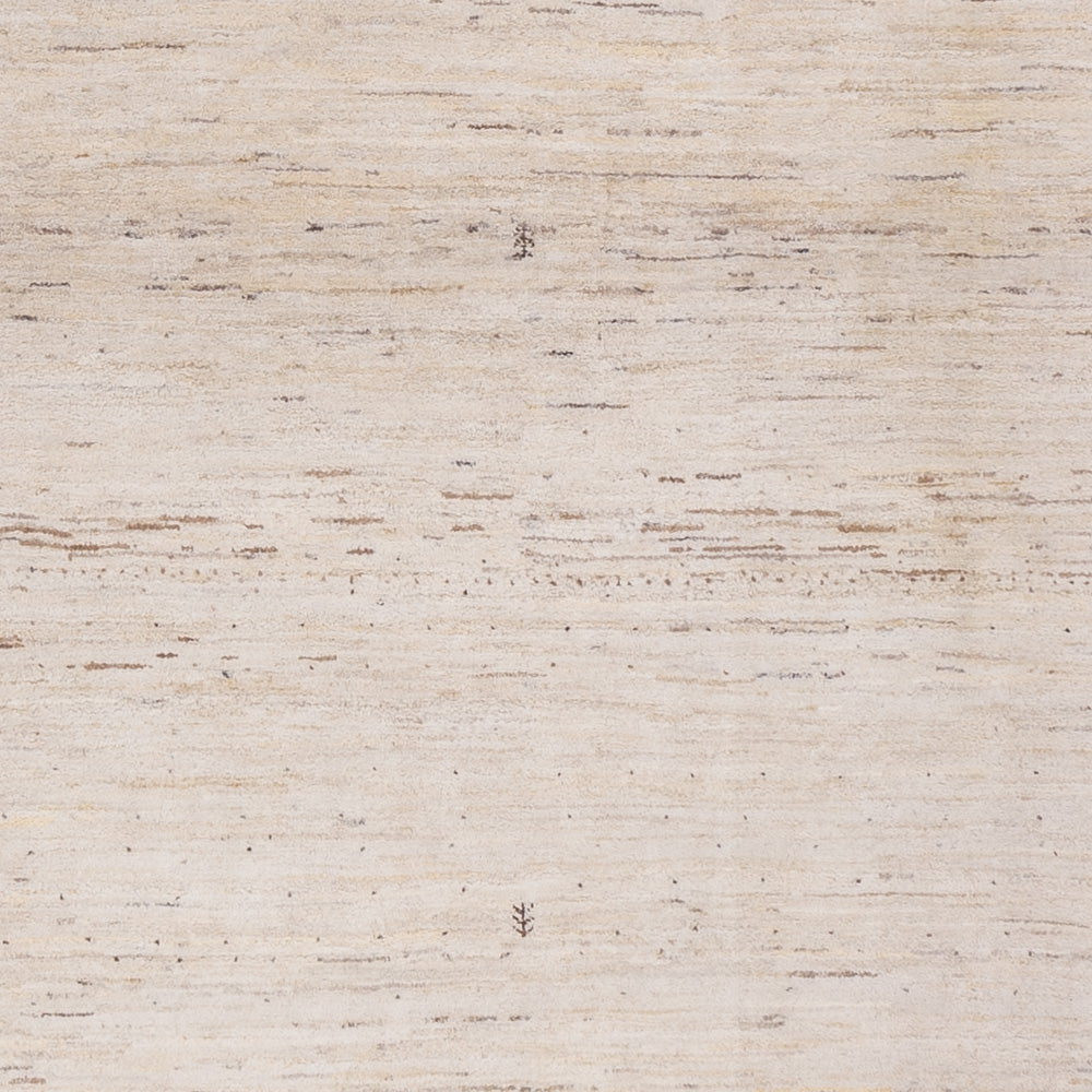 Alfombra Gabbeh - Loribaft Indus cuadrado  - 246 x 249 cm - beige claro