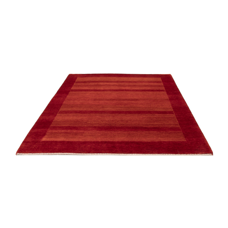 Alfombra Gabbeh - Loribaft Indus - 249 x 174 cm - rojo