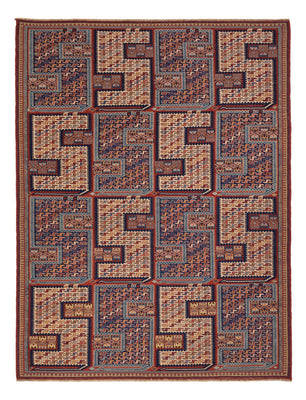 Alfombra Kelim - Oriental - Soumak - 212 x 170 cm - multicolor