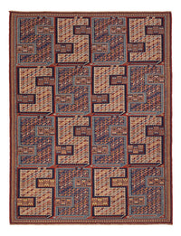 Alfombra Kelim - Oriental - Soumak - 212 x 170 cm - multicolor