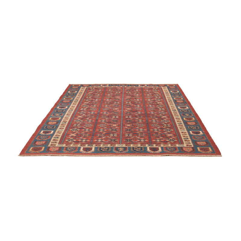 Alfombra Kelim - Oriental - Soumak - 228 x 175 cm - óxido