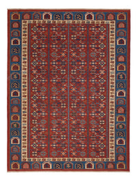 Alfombra Kelim - Oriental - Soumak - 229 x 175 cm - óxido