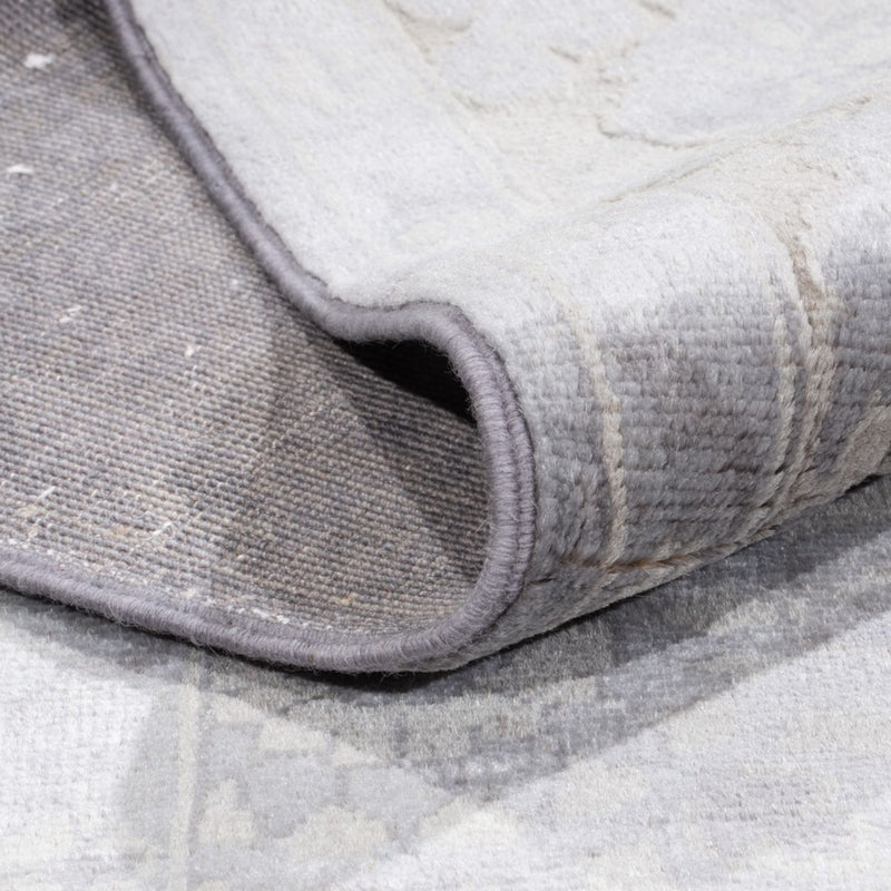 Alfombra de diseño - 295 x 246 cm - plata