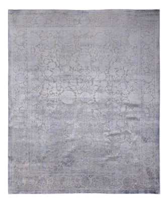 Alfombra de diseño - 294 x 246 cm - plata
