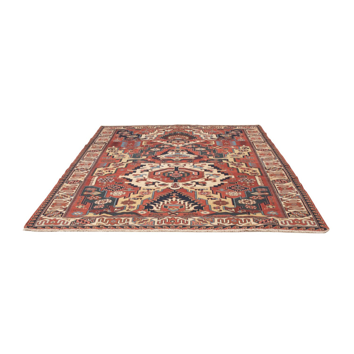 Alfombra Kelim - Oriental - Soumak - 256 x 194 cm - multicolor