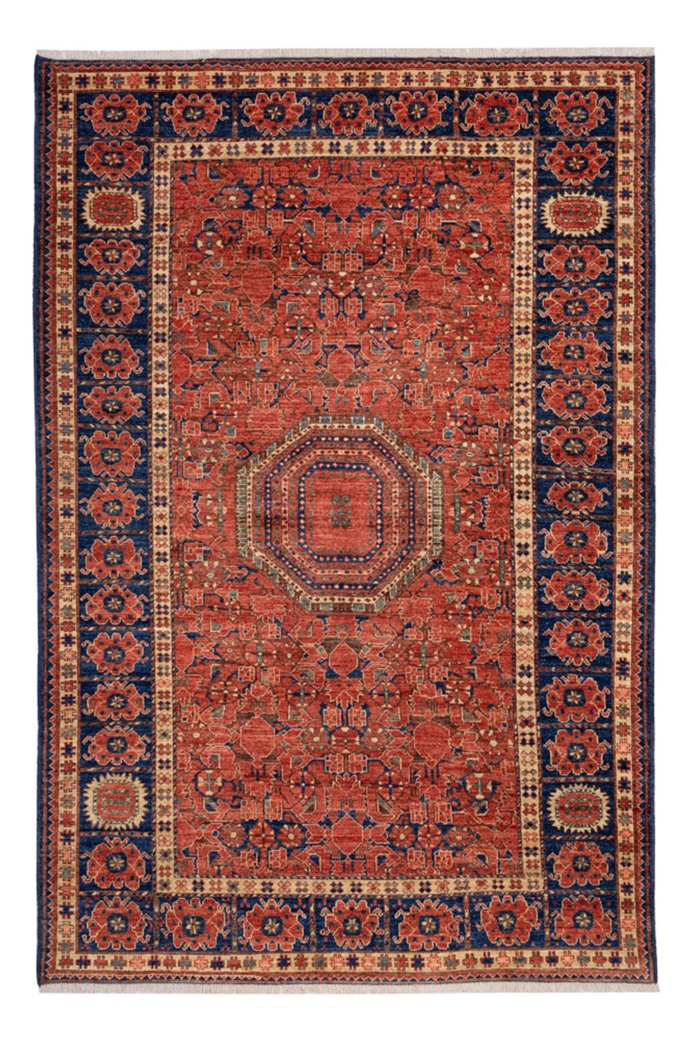 Alfombra Ziegler - Kazak - 279 x 184 cm - rojo claro