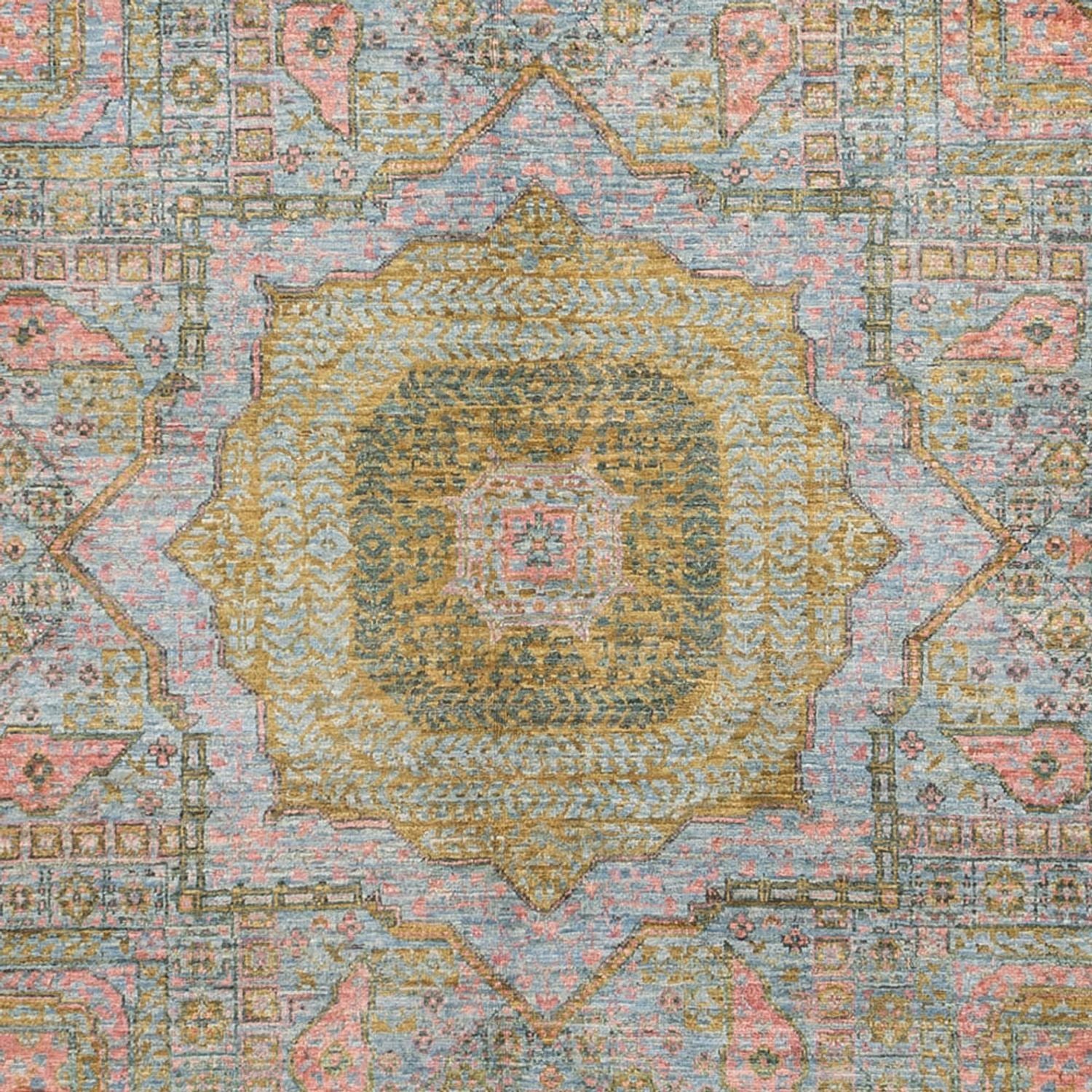 Alfombra Ziegler - Ariana - 295 x 196 cm - azul claro
