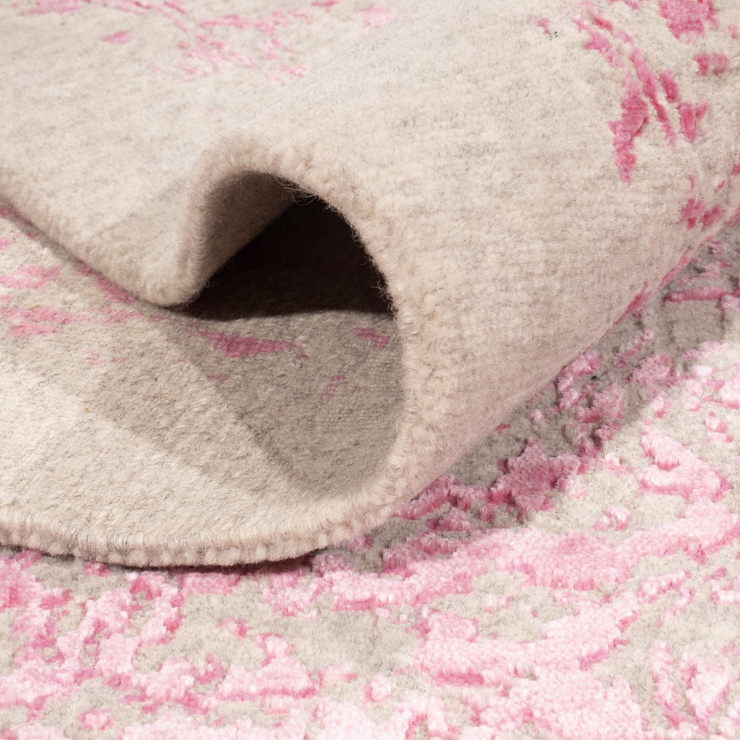 Alfombra de diseño - 293 x 256 cm - rosa