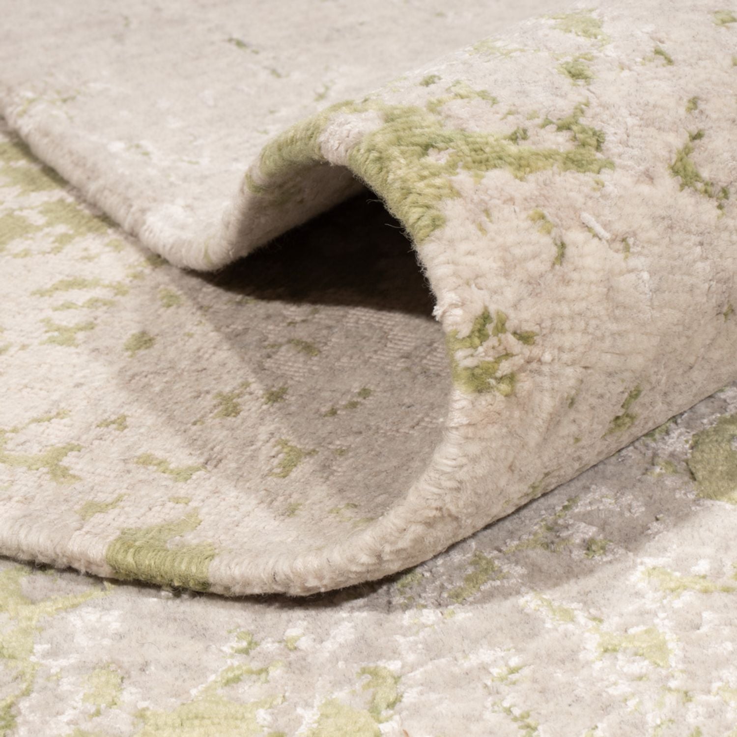 Alfombra de diseño - 302 x 250 cm - verde claro