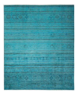 Alfombra de diseño - 300 x 247 cm - turquesa
