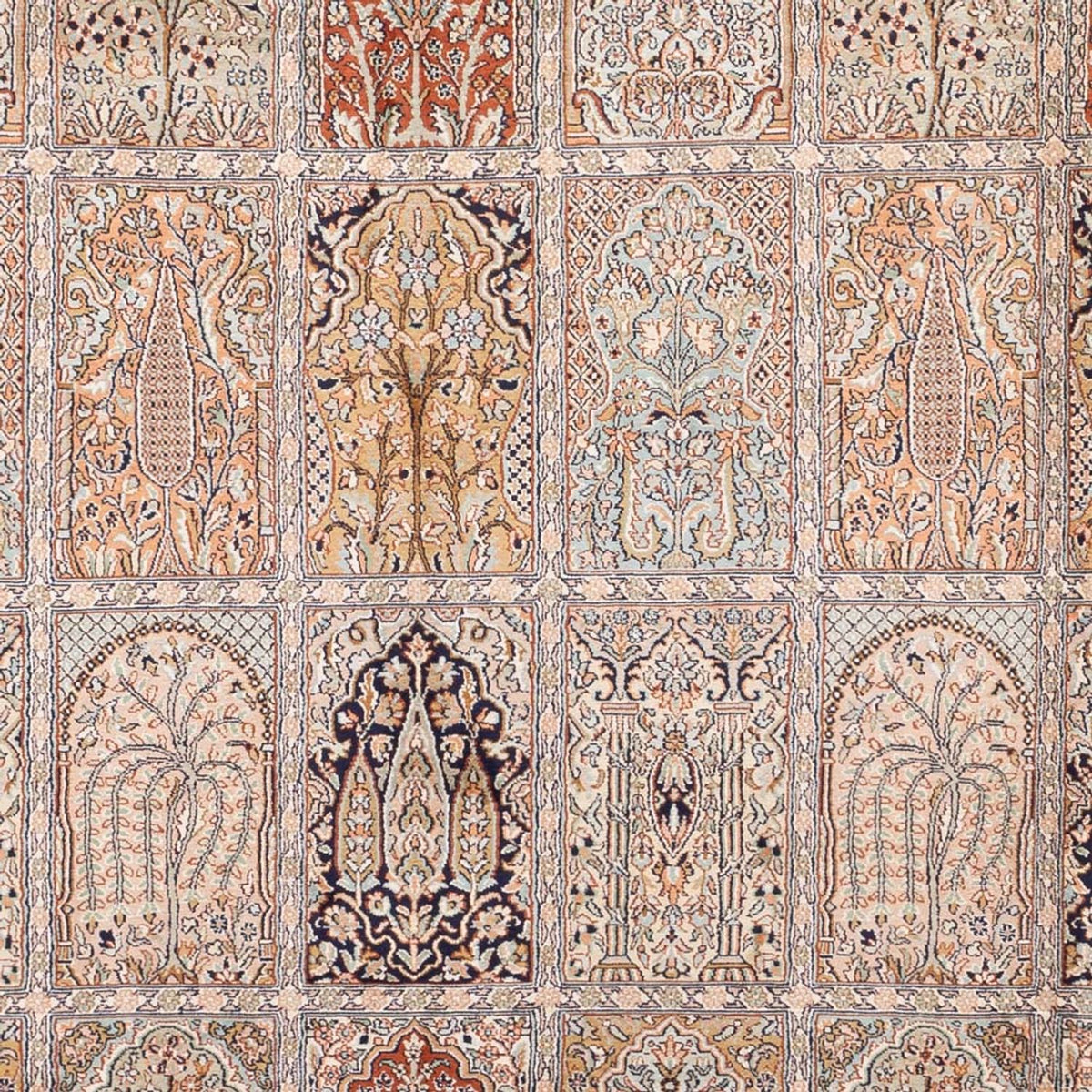 Alfombra de seda - Seda de Cachemira - 315 x 214 cm - beige claro