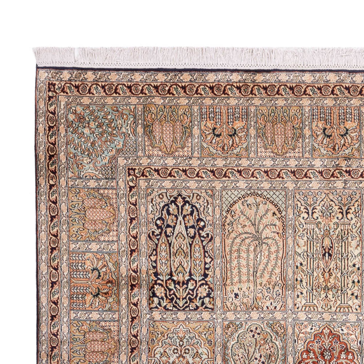 Seda de Cachemira Alfombra 214x315cm - Alfombra oriental