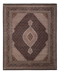 Alfombra oriental - Tabriz - 305 x 250 cm - beige oscuro