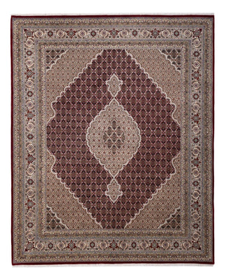 Alfombra oriental - Tabriz - 306 x 248 cm - beige oscuro