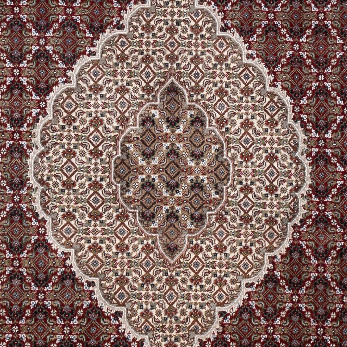 Alfombra oriental - Tabriz - 306 x 248 cm - beige oscuro