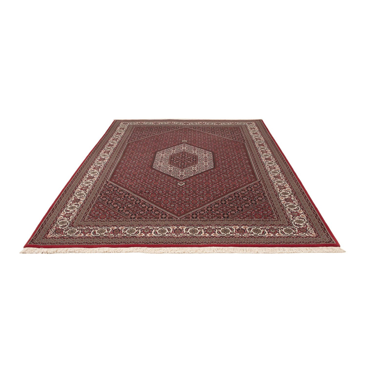 Alfombra oriental - Bidjar - Indus - 298 x 200 cm - camello oscuro