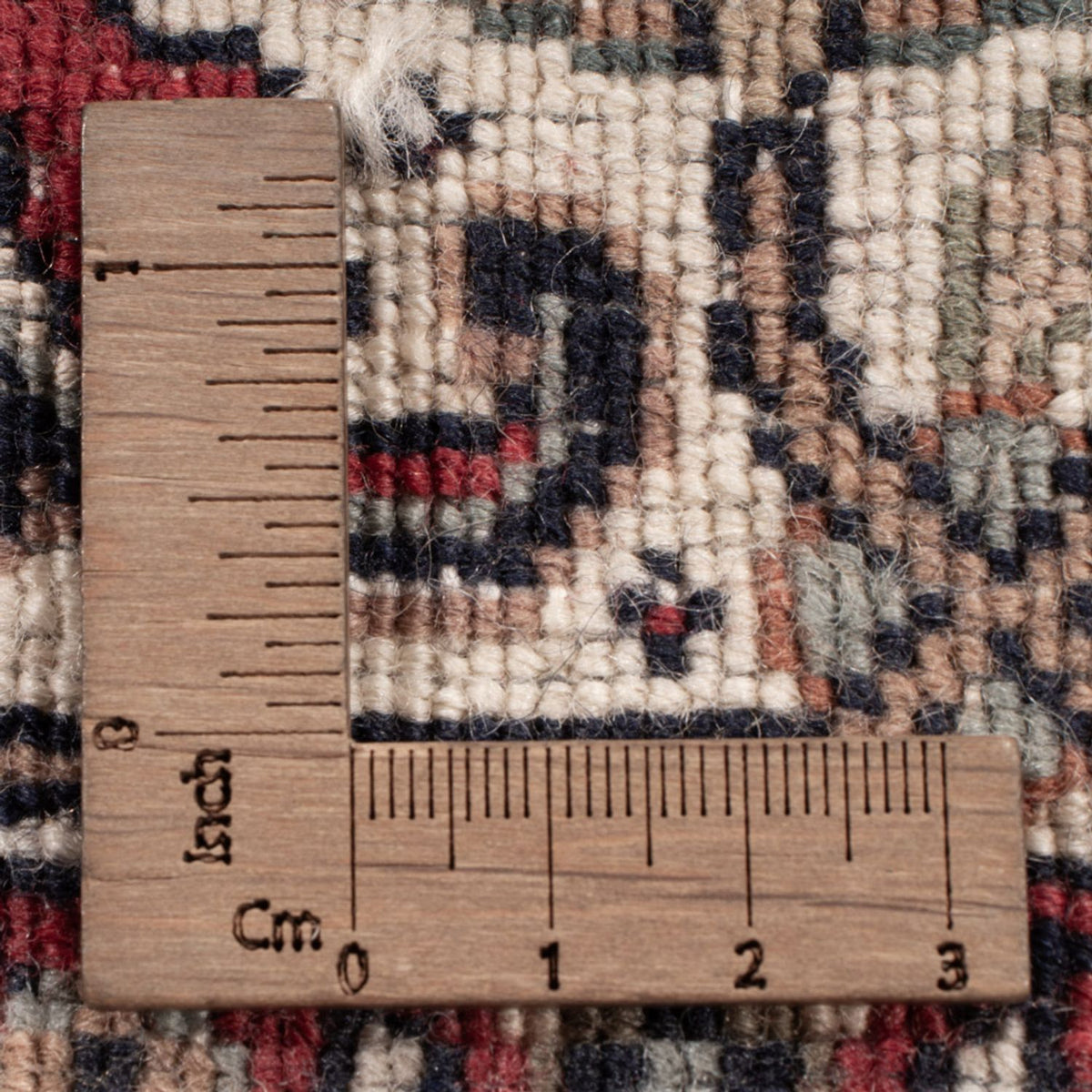 Alfombra oriental - Bidjar - Indus - 304 x 251 cm - rojo oscuro