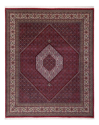 Alfombra oriental - Bidjar - Indus - 300 x 247 cm - rojo oscuro