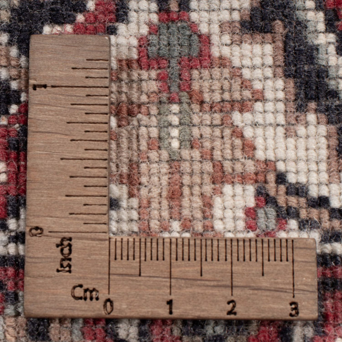 Alfombra oriental - Bidjar - Indus - 300 x 247 cm - rojo oscuro