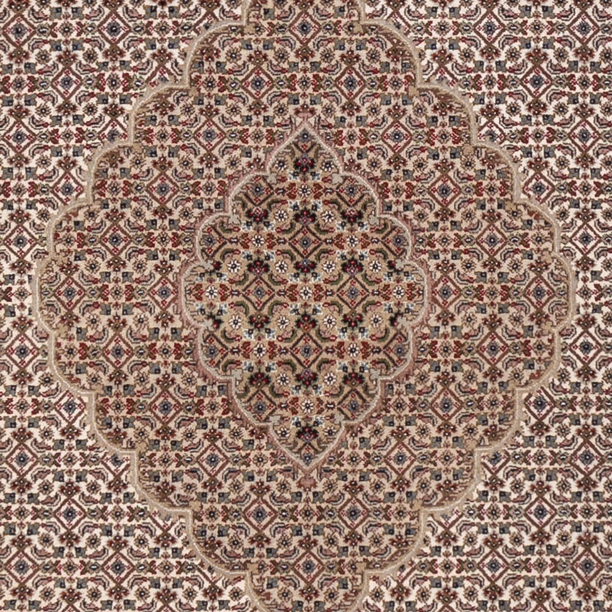 Alfombra oriental - Tabriz - 304 x 249 cm - beige oscuro