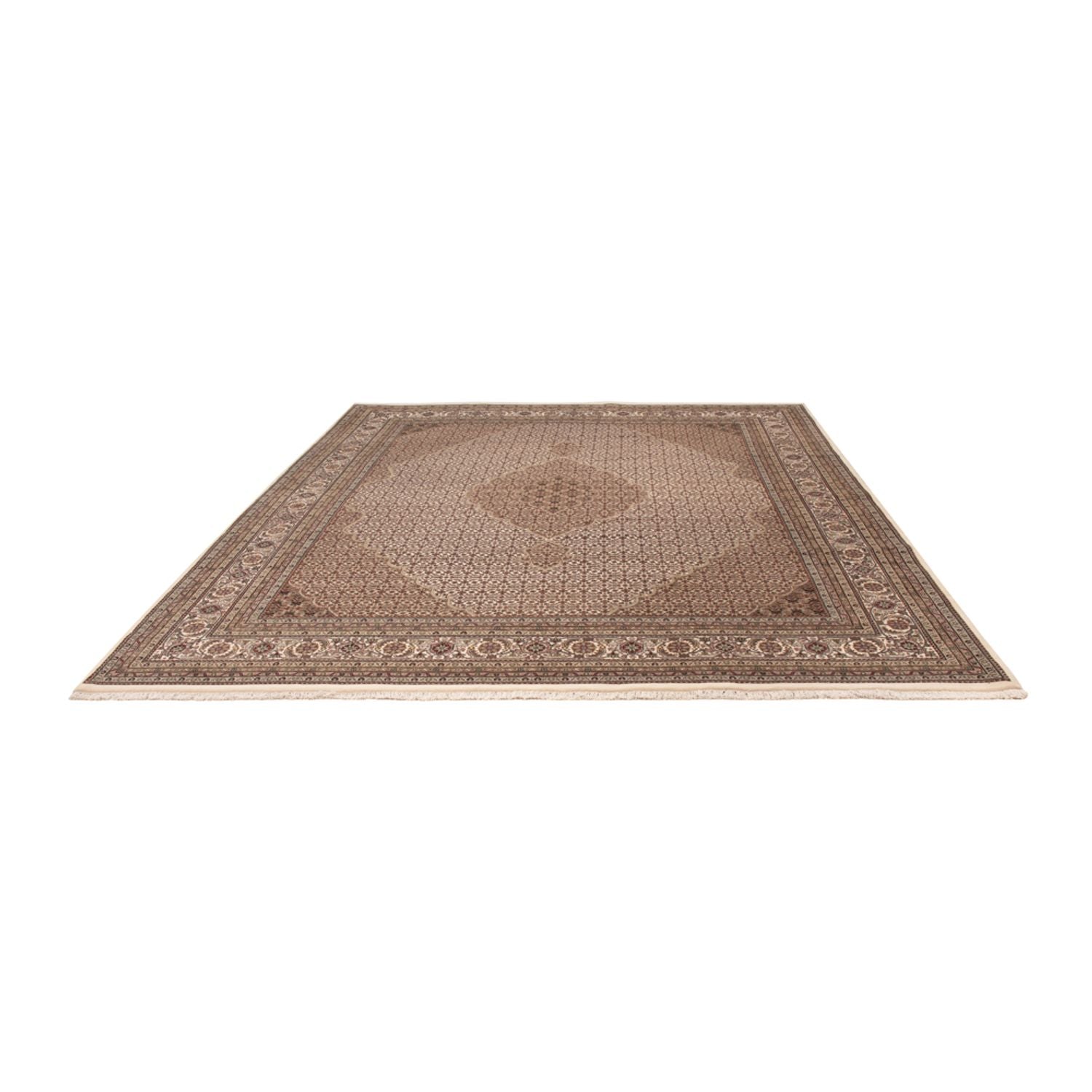 Alfombra oriental - Tabriz - 304 x 249 cm - beige oscuro