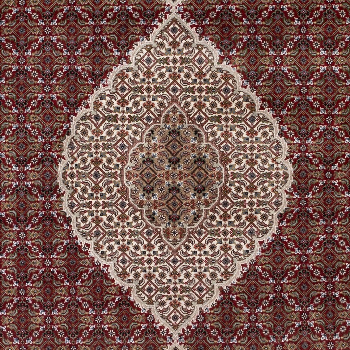 Alfombra oriental - Tabriz - 275 x 185 cm - beige oscuro