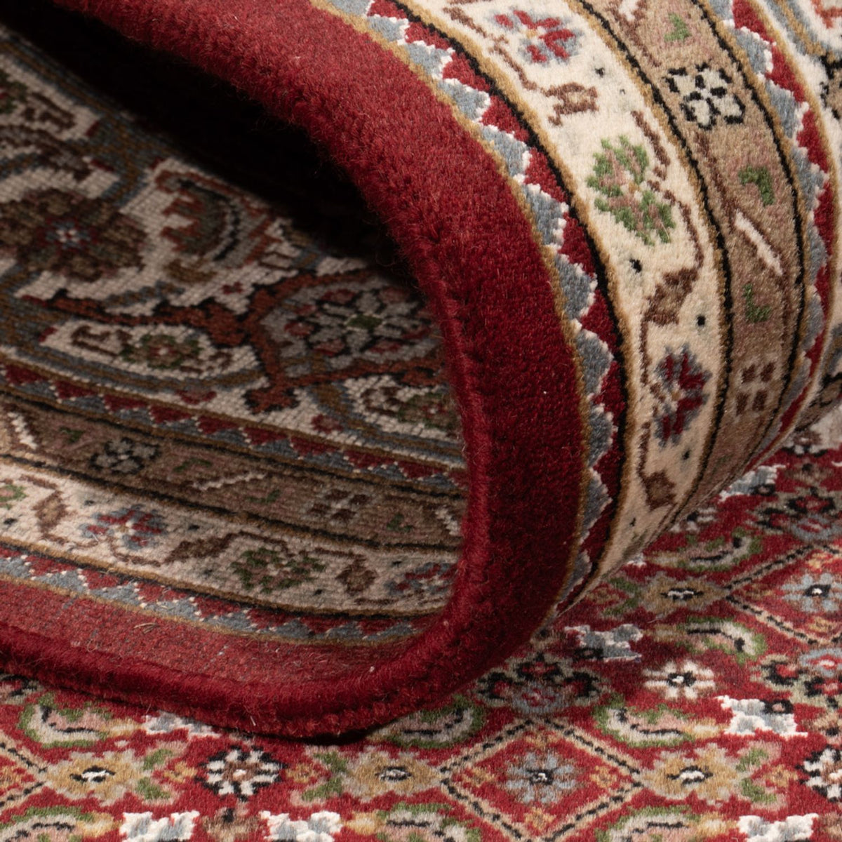 Alfombra oriental - Tabriz - 275 x 185 cm - beige oscuro