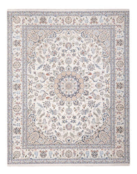 Alfombra oriental - Nain - Indus - 303 x 241 cm - blanco