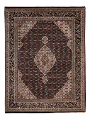 Alfombra oriental - Tabriz - 259 x 203 cm - beige oscuro