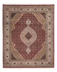 Alfombra oriental - Tabriz - 255 x 198 cm - beige oscuro